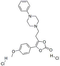 CAS#: 77606-24-7, 4-(4-Methoxyphenyl)-5-[2-(4-Phenylpiperazin-1-Yl)Ethyl]-1,3-Dioxol-2-One Dihydrochloride
