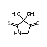 CAS#: 77611-54-2, 4,4-Dimethyl-5-thioxo-3-pyrrolidinone