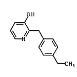 CAS#: 776317-56-7, 2-(4-Ethylbenzyl)-3-pyridinol