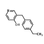 CAS#: 776317-61-4, 3-(4-Ethylbenzyl)-4-pyridinol