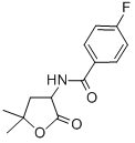 CAS#: 77694-31-6, N-(5,5-Dimethyl-2-Oxooxolan-3-Yl)-4-Fluorobenzamide