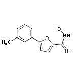 CAS 登录号：777022-50-1， N-羟基-5-(3-甲基苯基)-2-呋喃甲脒
