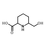 CAS#: 777037-01-1, 6-(Hydroxymethyl)-2-piperidinecarboxylic acid