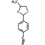 CAS 登录号：777063-49-7， 4-(5-甲基-1,3-氧硫杂环戊烷-2-基)苯甲腈