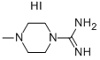 CAS 登录号：77723-03-6， 4-甲基四氢-1(2H)-吡嗪甲脒氢碘酸盐