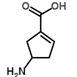 CAS#: 77745-27-8, 4-Amino-1-cyclopentene-1-carboxylic acid