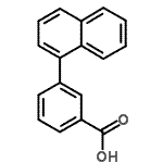 CAS#: 7775-64-6, 3-(1-Naphthyl)benzoic acid