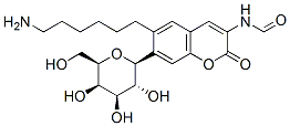 CAS 登录号：77750-09-5， N-(6-氨基己基)-2-氧代-7-[(2S,3R,4S,5R,6R)-3,4,5-三羟基-6-(羟基甲基)四氢吡喃-2-基]氧基苯并吡喃-3-甲酰胺