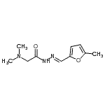CAS#: 777815-60-8, 2-(Dimethylamino)-N'-[(E)-(5-methyl-2-furyl)methylene]acetohydrazide