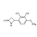 CAS 登录号：777885-71-9， 4-(2,3-二羟基-4-甲氧基苯基)-2-氮杂环丁酮
