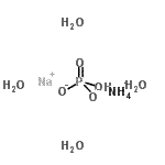 CAS#: 7783-13-3, Ammonium sodium hydrogen phosphate hydrate (1:1:1:4)