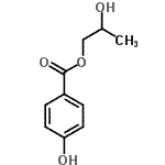 CAS 登录号：77846-90-3， 2-羟基丙基4-羟基苯甲酸酯