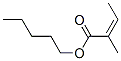 CAS 登录号：7785-63-9， 戊基2-甲基异巴豆酸酯