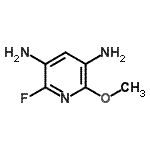CAS#: 778538-68-4, 2-Fluoro-6-methoxy-3,5-pyridinediamine