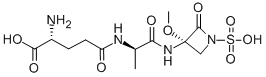 CAS#: 77912-79-9, (2S)-2-Amino-5-[[(2R)-2-[[(3R)-3-Methoxy-2-Oxo-1-Sulfoazetidin-3-Yl]Amino]Propanoyl]Amino]-5-Oxopentanoic Acid