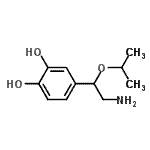 CAS#: 779288-87-8, 4-(2-Amino-1-isopropoxyethyl)-1,2-benzenediol
