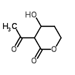 CAS#: 77931-66-9, 3-Acetyl-4-hydroxytetrahydro-2H-pyran-2-one