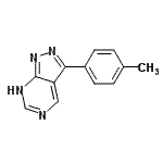 CAS#: 779325-81-4, 3-(4-Methylphenyl)-1H-pyrazolo[3,4-d]pyrimidine