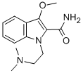 CAS 登录号：77941-28-7， 1-(2-二甲基氨基乙基)-3-甲氧基吲哚-2-甲酰胺