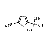 CAS#: 77998-64-2, 5-(Trimethylsilyl)-2-thiophenecarbonitrile
