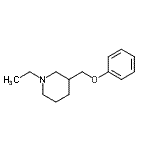 CAS#: 780022-13-1, 1-Ethyl-3-(phenoxymethyl)piperidine