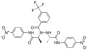 CAS#: 78044-16-3, N-[(2S)-1-[[(2S)-2-[(4-Nitrophenyl)Amino]Propanoyl]Amino]-1-Oxopropan-2-Yl]-3-(Trifluoromethyl)Benzamide