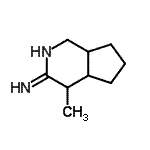 CAS#: 780734-82-9, 4-Methyl-4,4a,5,6,7,7a-hexahydro-1H-cyclopenta[c]pyridin-3-amine