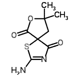 CAS#: 780767-72-8, 2-Amino-8,8-dimethyl-7-oxa-1-thia-3-azaspiro[4.4]non-2-ene-4,6-dione