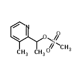 CAS#: 780803-61-4, 1-(3-Methyl-2-pyridinyl)ethyl methanesulfonate
