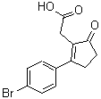 CAS#: 780813-06-1, [2-(4-Bromophenyl)-5-oxo-1-cyclopenten-1-yl]acetic acid
