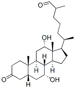 CAS#: 78094-13-0, (6R)-6-[(5R,7R,8R,9S,10S,12S,13R,14S,17R)-7,12-Dihydroxy-10,13-Dimethyl-3-Oxo-1,2,4,5,6,7,8,9,11,12,14,15,16,17-Tetradecahydrocyclopenta[a]Phenanthren-17-Yl]-2-Methylheptanal