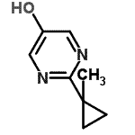 CAS 登录号：78104-95-7， 2-(1-甲基环丙基)-5-嘧啶醇