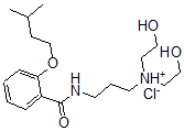 CAS#: 78109-78-1, Bis(2-Hydroxyethyl)-[3-[[2-(3-Methylbutoxy)Benzoyl]Amino]Propyl]Azanium Chloride
