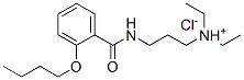CAS 登录号：78109-81-6， 2-丁氧基-N-(3-(二乙基氨基)丙基)苯甲酰胺盐酸盐