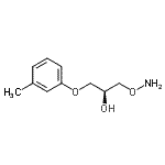CAS#: 781604-80-6, (2S)-1-(Aminooxy)-3-(3-methylphenoxy)-2-propanol