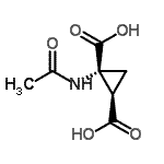 CAS 登录号：781608-33-1， (1R,2R)-1-乙酰氨基-1,2-环丙烷二甲酸
