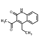 CAS#: 781665-09-6, 3-Acetyl-4-ethyl-2(1H)-quinolinone