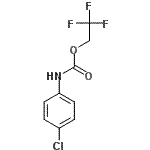 CAS 登录号：782-94-5， 2,2,2-三氟乙基(4-氯苯基)氨基甲酸酯