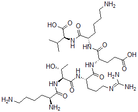 CAS#: 78228-88-3, N-(N2-(N-(N2-(N-L-Lysyl-L-threonyl)-L-arginyl)-L-alpha-glutamyl)-L-lysyl)-L-Valine