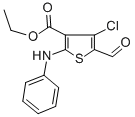 CAS#: 78267-24-0, Ethyl 2-Anilino-4-Chloro-5-Formyl-3-Thiophenecarboxylate