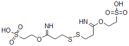 CAS 登录号：78303-20-5， 2-[3-[3-亚氨基-3-(2-磺基乙氧基)丙基]二硫基丙酰胺基氧基]乙烷磺酸