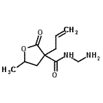 CAS#: 783243-87-8, 3-Allyl-N-(aminomethyl)-5-methyl-2-oxotetrahydro-3-furancarboxamide