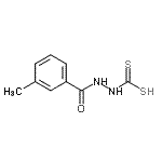 CAS#: 783259-25-6, 2-(3-Methylbenzoyl)hydrazinecarbodithioic acid
