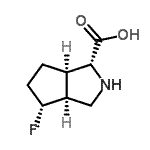 CAS#: 783325-81-5, (1R,3aS,4R,6aR)-4-Fluorooctahydrocyclopenta[c]pyrrole-1-carboxylic acid