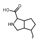 CAS#: 783325-91-7, 4-Fluorooctahydrocyclopenta[c]pyrrole-1-carboxylic acid