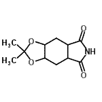 CAS 登录号：783326-11-4， 2,2-二甲基四氢-3aH-[1,3]二氧杂环戊并[4,5-f]异吲哚-5,7(4H,6H)-二酮