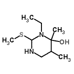 CAS#: 784077-52-7, 3-Ethyl-4,5-dimethyl-2-(methylsulfanyl)hexahydro-4-pyrimidinol