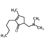 CAS#: 784079-91-0, 2-Butyl-5-[(dimethylamino)methyl]-3-methyl-2-cyclopenten-1-one