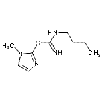 CAS#: 784091-62-9, 1-Methyl-1H-imidazol-2-yl N-butylcarbamimidothioate
