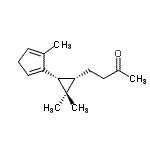 CAS#: 784201-51-0, 4-[(1S,3R)-2,2-Dimethyl-3-(5-methyl-1,4-cyclopentadien-1-yl)cyclopropyl]-2-butanone